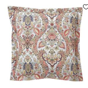 Pottery Barn Florentine Paisley Percale Euro Sham